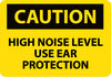 NMC C161P-CAUTION, HIGH NOISE LEVEL USE EAR PROTECTION, 7X10, PS VINYL (1 EACH)