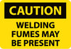 NMC C193RB-CAUTION, WELDING FUMES MAY BE PRESENT, 10X14, RIGID PLASTIC (1 EACH)