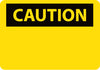 NMC C1PB-CAUTION, (HEADER ONLY), 10X14, PS VINYL (1 EACH)