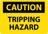 NMC C404R-CAUTION, TRIPPING HAZARD, 7X10, RIGID PLASTIC (1 EACH)