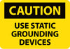 NMC C405P-CAUTION, USE STATIC GROUNDING DEVICES, 7X10, PS VINYL (1 EACH)