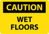NMC C408AB-CAUTION, WET FLOORS, 10X14, .040 ALUM (1 EACH)