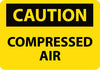 NMC C438RB-CAUTION, COMPRESSED AIR, 10X14, RIGID PLASTIC (1 EACH)