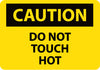 NMC C465AB-CAUTION, DO NOT TOUCH HOT, 10X14, .040 ALUM (1 EACH)