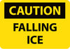 NMC C488PB-CAUTION, FALLING ICE, 10X14, PS VINYL (1 EACH)
