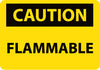 NMC C491RB-CAUTION, FLAMMABLE, 10X14, RIGID PLASTIC (1 EACH)