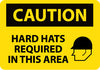 NMC C507RB-CAUTION, HARD HATS REQUIRED IN THIS AREA, GRAPHIC, 10X14, RIGID PLASTIC (1 EACH)