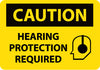 NMC C514PB-CAUTION, HEARING PROTECTION REQUIRED, GRAPHIC, 10X14, PS VINYL (1 EACH)