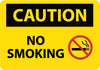 NMC C564AC-CAUTION, NO SMOKING, GRAPHIC, 14X20, .040 ALUM (1 EACH)