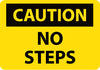 NMC C565AB-CAUTION, NO STEPS, 10X14, .040 ALUM (1 EACH)