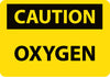 NMC C575AB-CAUTION, OXYGEN, 10X14, .040 ALUM (1 EACH)