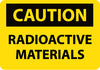 NMC C591RB-CAUTION, RADIOACTIVE MATERIALS, 10X14, RIGID PLASTIC (1 EACH)