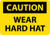 NMC C650AB-CAUTION, WEAR HARD HAT, 10X14, .040 ALUM (1 EACH)