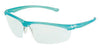3M 11737-00000 Refine 203 Safety Glasses With Teal Frame And Clear Indoor/Outdoor Mirror Polycarbonate Anti-Scratch Lens  (1/EA)