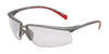 3M 12265-00000 Privo Safety Glasses With Red And Silver Polycarbonate Frame And Clear Polycarbonate Anti-Fog Lens  (1/EA)