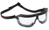 3M 16400-00000 Fectoggles Medium Impact Dust Goggles With Black Foam Lined Frame, Clear DX Anti-Fog Hard Coat Lens And Elastic Strap  (1/EA)