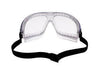 3M 16644-00000 Lexa GoggleGear Medium Splash Goggles With Clear Foam Lined Frame, Clear DX Anti-Fog Anti-Scratch Hard Coat Lens, Elastic Band And Standard Bridge  (1/EA)