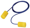 3M 311-1081 Single Use Classic Cylinder Shape PVC Foam Corded Earplugs With Vinyl Cord (1 Pair Per Poly Bag, 500 Pair Per Dispenser Box)  (500/PR)