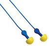 3M 311-1127 Single Use Express Pod Plugs Push-to-Fit Polyurethane Foam Metal Detectable Corded Earplugs With Vinyl Cord And Blue Paddle-Style Grips (1 Pair Per Pillow Pack, 100 Pair Per Box)  (100/PR)