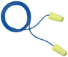 3M 311-1250 Single Use E-A-Rsoft Yellow Neons Tapered Polyurethane Foam Corded Earplugs With Vinyl Cord (1 Pair Per Poly Bag, 200 Pair Per Box)  (200/PR)