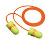 3M 311-1254 Single Use E-A-Rsoft SuperFit Tapered Polyurethane Foam Corded Earplugs With Vinyl Cord (1 Pair Per Poly Bag, 200 Pair Per Box)  (200/PR)