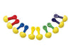 3M 321-2200 Multiple Use Express Pod Plugs Push-to-Fit Polyurethane Foam Uncorded Earplugs With Assorted Color Grips (1 Pair Per Pillow Pack, 100 Pair Per Box)  (100/PR)