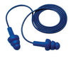 3M 340-4007 Multiple Use UltraFit Triple-Flange Elastomeric Polymer Corded Earplugs With Metal Detectable Cord (1 Pair Per Poly Bag, 100 Pair Per Box)  (100/PR)