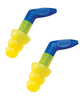 3M 340-8001 Multiple Use UltraFit 27 Triple-Flange PVC Uncorded Earplugs With Pistol-Grip Handle (1 Pair Per Poly Bag, 100 Pair Per Box)  (100/PR)