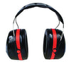 3M H10A Peltor Optime 105 Black And Red ABS Over-The-Head Hearing Conservation Earmuffs With Liquid/Foam Earmuff Cushions  (1/EA)