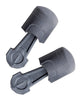 3M P1400 Multiple Use Pistonz Push-to-Fit Polyurethane Foam Uncorded Earplugs  (100/PR)