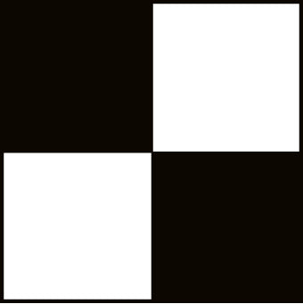 NMC CBT20136-TAPE, CHECKERBOARD, BLACK WHITE, 2X36 YDS (1 ROLL)