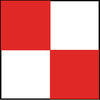 NMC CBT20336-TAPE, CHECKERBOARD, RED WHITE, 2X36 YDS (1 ROLL)