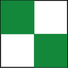 NMC CBT20836-TAPE, CHECKERBOARD, GREEN WHITE, 2X36 YDS (1 ROLL)