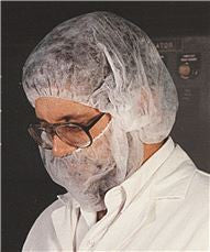 Cellucap Franklin BI4D BOUFFANT 21IN WHITE PLEATED POLYPROPYLENE (100 ...