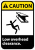 NMC CGA31PB-CAUTION, LOW OVERHEAD CLEARANCE, 14X10, PS VINYL (1 EACH)