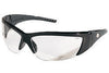 Crews FF210 ForceFlex 2 Safety Glasses With Black Thermo Plastic Urethane Frame, Clear Polycarbonate Duramass Anti-Scratch Lens And Black Temple Sleeve  (1/PR)