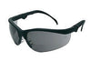 Crews K3H10G Klondike Magnifier 1.0 Diopter Safety Glasses With Black Nylon Frame And Gray Polycarbonate Anti-Scratch Lens  (1/EA)