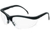 Crews KD110 Klondike Safety Glasses With Black Nylon Frame And Clear Polycarbonate Duramass Anti-Scratch Lens  (1/EA)