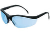 Crews KD113 Klondike Safety Glasses With Black Nylon Frame And Light Blue Polycarbonate Duramass Anti-Scratch Lens  (1/EA)
