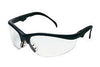Crews KD310 Klondike Plus Safety Glasses With Black Nylon Frame And Clear Polycarbonate Duramass Anti-Scratch Lens  (1/PR)