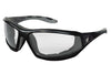 Crews RP210AF Rattler Regular Safety Glasses With Black Polycarbonate Frame And Clear Polycarbonate Duramass Anti-Fog Anti-Scratch Lens  (1/PR)