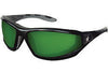 Crews RP2130 Reaper Regular Safety Glasses With Black Polycarbonate Frame, Filter 3.0 Polycarbonate Duramass Anti-Scratch Lens And Gray Temple Sleeve And Removable Foam Gasket  (1/PR)