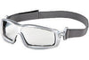 Crews RT120AF Rattler Safety Glasses With Silver Nylon Frame, Clear Polycarbonate Duramass Anti-Fog Anti-Scratch Lens And Adjustable Head Band  (1/PR)