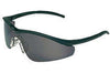 Crews T1112AF Triwear Safety Glasses With Onyx Nylon Frame, Gray Polycarbonate Duramass AF4 Anti-Fog Anti-Scratch Lens And Carrying Case And Breakaway Cord And Black Temple Sleeve  (1/EA)