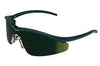 Crews T11150 Triwear Safety Glasses With Onyx Nylon Frame, Shade 5.0 Polycarbonate Duramass Anti-Scratch Lens And Carrying Case And Breakaway Cord And Black Temple Sleeve  (1/EA)