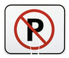 NMC CS11-SAFETY CONE SIGNS, NO PARKING GRAPHIC, 10.375 X 12.625 (1 EACH)