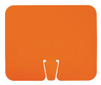 NMC CS1-SAFETY CONE SIGNS, BLANK ORANGE, 10.375 X 12.625 (1 EACH)