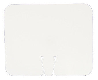 NMC CS2-SAFETY CONE SIGNS, BLANK WHITE, 10.375 X 12.625 (1 EACH)