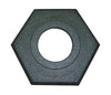 Cortina Safety Products 03-752-16 15" X 14" X 3" Black Recycled Rubber Trim Line Channelizer Cone Base  (1/EA)