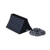 Cortina Safety Products 2048WCC 10" X 8" X 6" Black Recycled Rubber Heavy Duty Wheel Chock With 12' Chain  (1/EA)